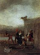 Francisco de Goya The Strolling Players oil painting